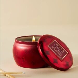 Anthropologie Voluspa Cherry Gloss Mini Tin Candle